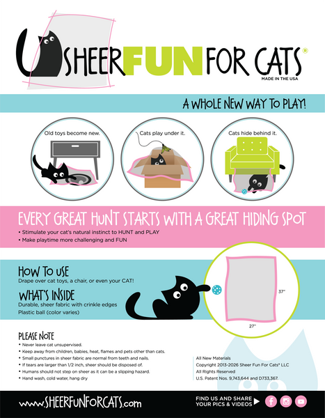 Sheer Fun For Cats (new version)🌸